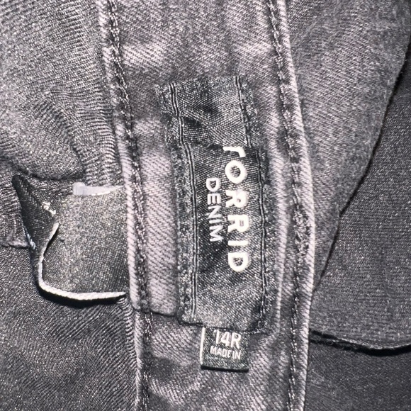 Black Distressed Jeans - Picture 3 of 3